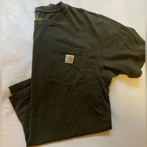 Army green carhartt T-shirt